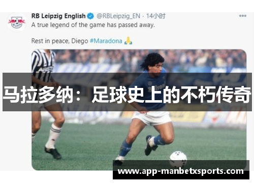 马拉多纳：足球史上的不朽传奇