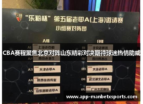 CBA赛程聚焦北京对阵山东精彩对决期待球迷热情助威